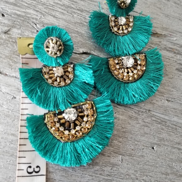 Fan Boho Fan Earrings - Picture 3 of 4